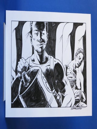 Item #BBS-2009558 Original illustration from Killing Streets, a supplement for 'Kindred of the...
