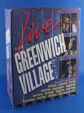 Live From Greenwich Village New York: Seven Volume VHS Set