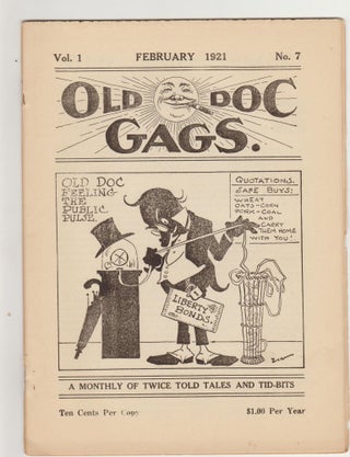 Item #CORV-BBC-0K95703 Old Doc Gags (Feb 1921, Vol. 1, # 7). The ‘Reprint’ Publishing...