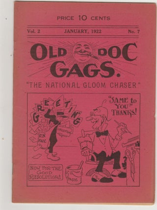 Item #CORV-BBC-0K95706 Old Doc Gags (Jan 1922, Vol. 2, # 7). The ‘Reprint’ Publishing...
