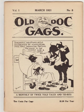 Item #CORV-BBC-0K95708 Old Doc Gags (Mar 1921, Vol. 1, # 8). The ‘Reprint’ Publishing...