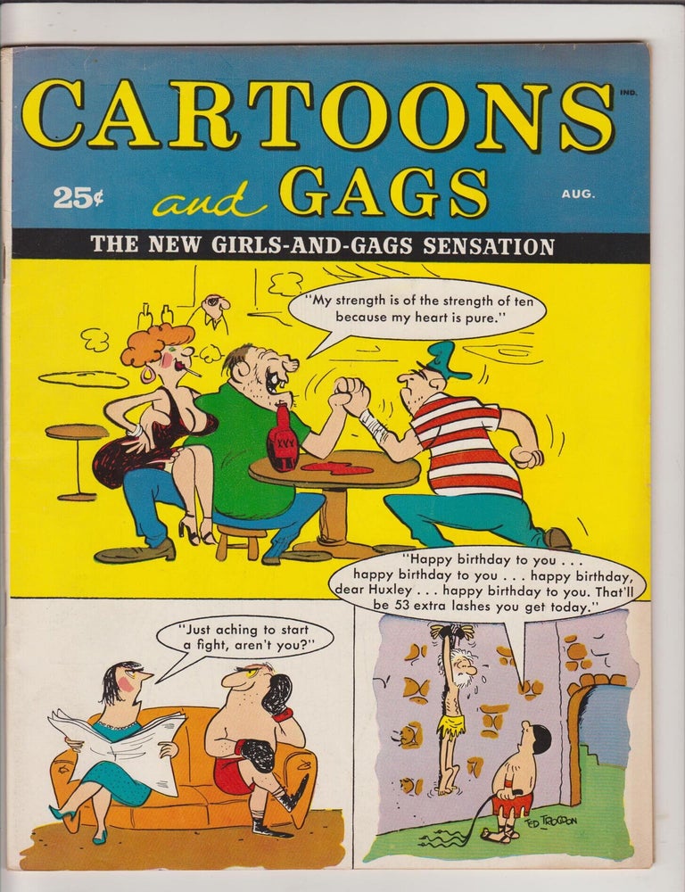 Item #CORV-BBC-0K96038 Cartoons and Gags (Aug 1963, Vol. 6, # 4). Inc Newsstand Publications.