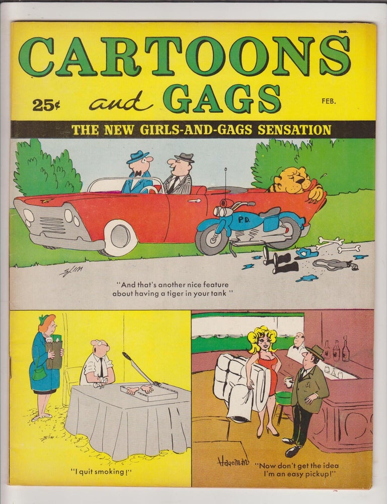 Item #CORV-BBC-0K96049 Cartoons and Gags (Feb 1966, Vol. 9, # 1). Inc Newsstand Publications.