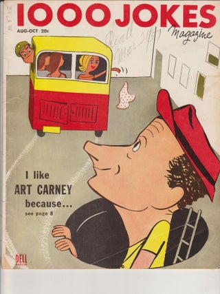 Item #CORV-BBC-0K96367 1000 Jokes (Aug. - Oct. 1955, #75). Dell Publishing Co