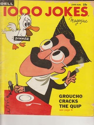 Item #CORV-BBC-0K96375 1000 Jokes (June - Aug. 1958, # 86). Dell Publishing Co
