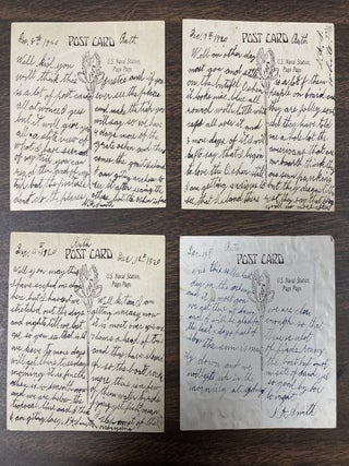 Four postcards written December 8-13, 1920, on a voyage to Sydney